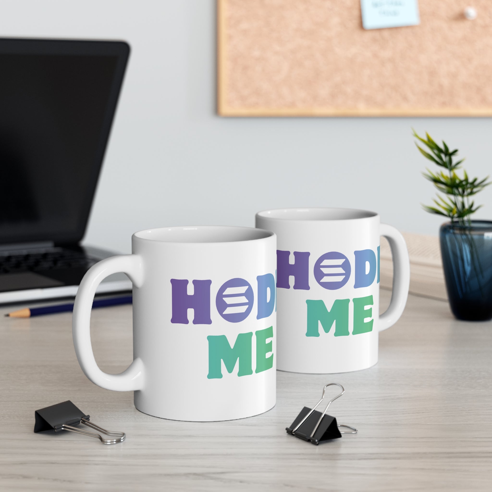 HODL ME Solana Coffee Mugs