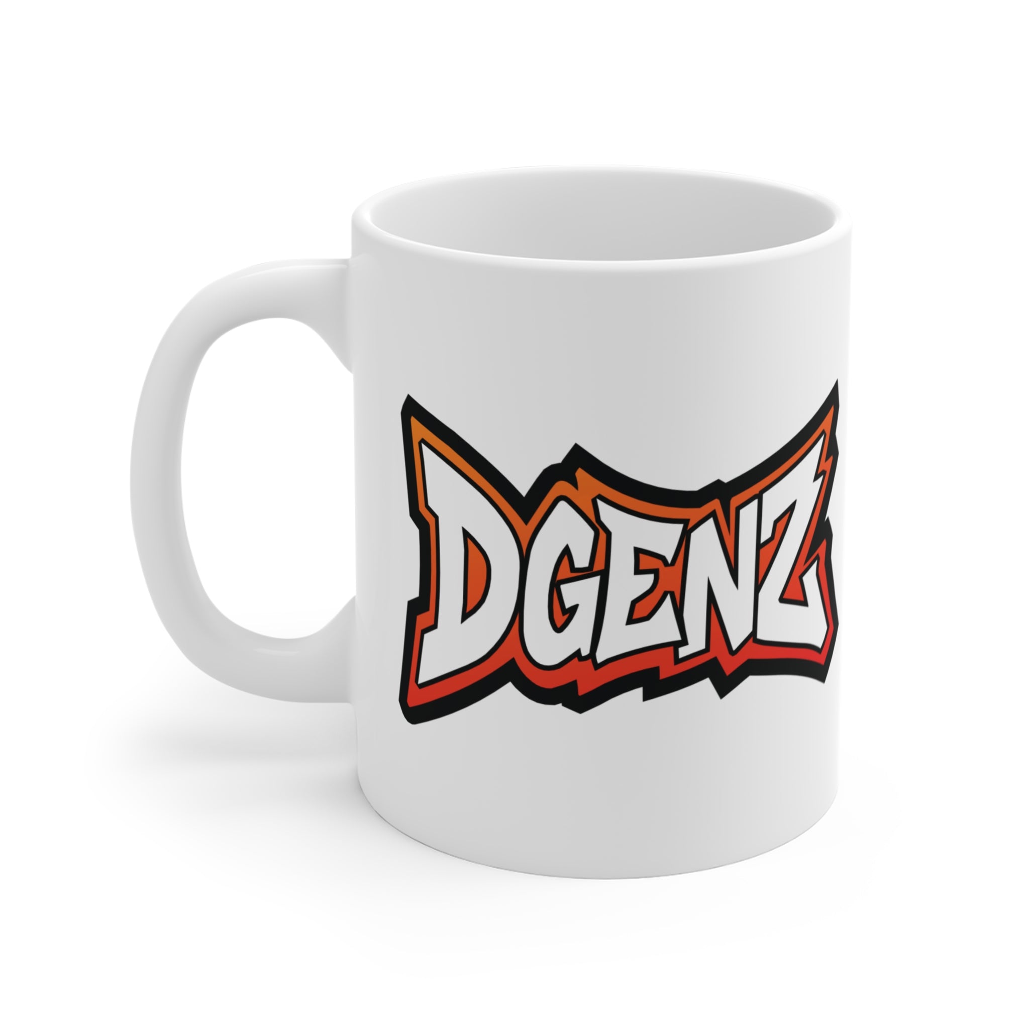 Dgenz crypto coffee mug mockup