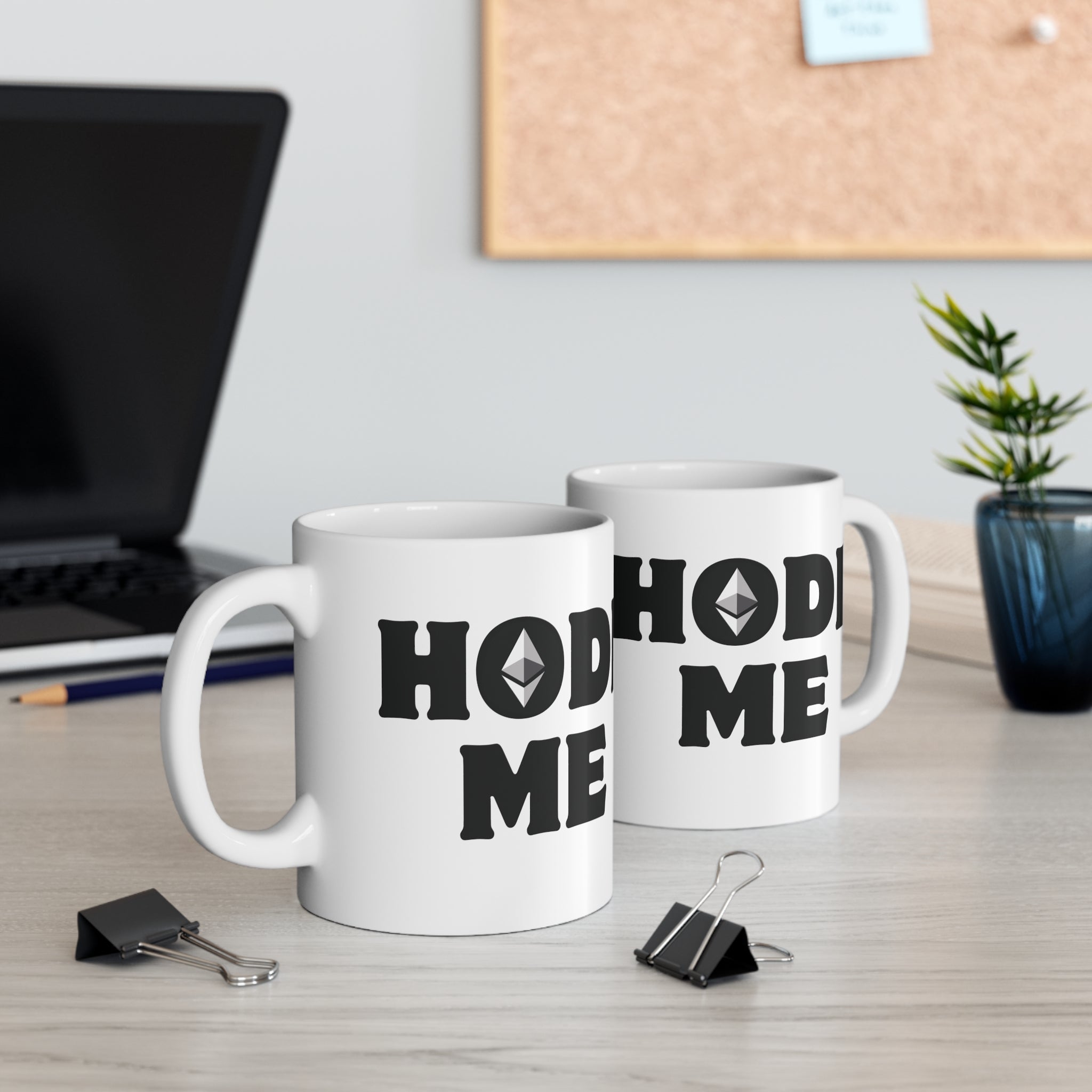 HODL ME Ethereum Ceramic Mug