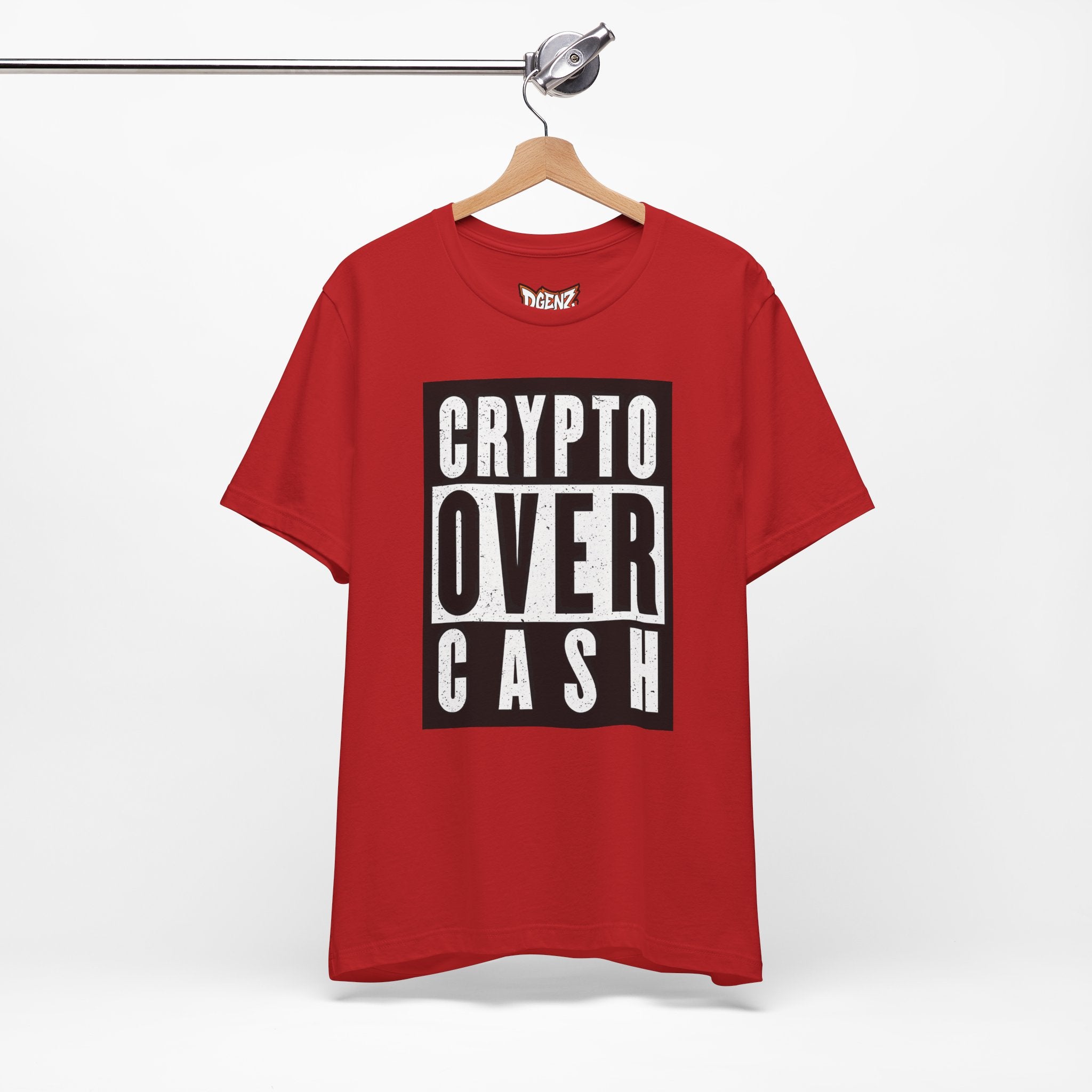 Crypto vs fiat meme t-shirt