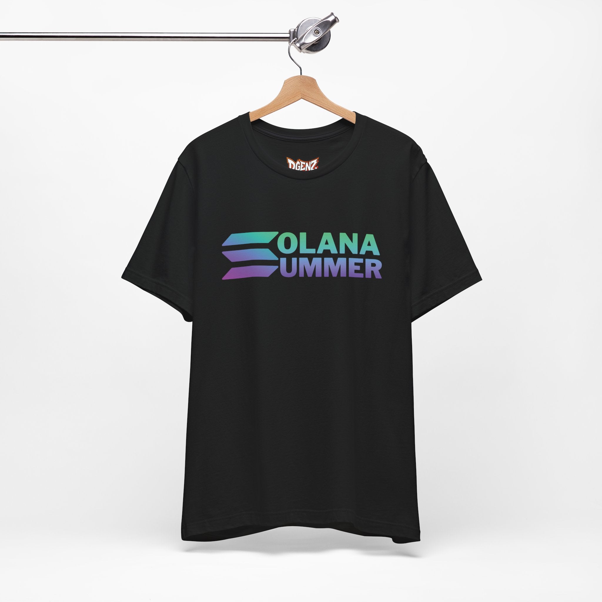 Solana Summer Crypto Tee Black