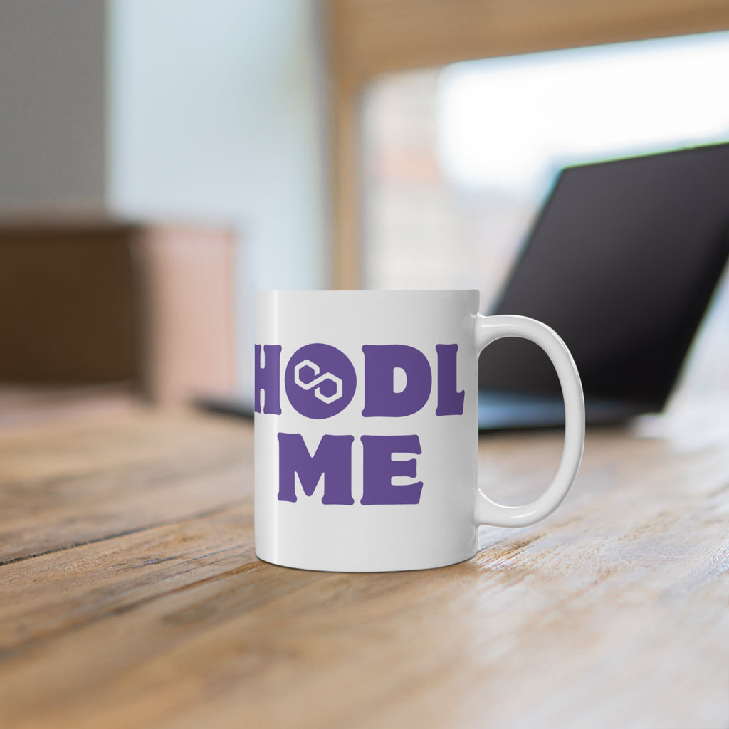 HODL ME Mug with Polygon Logo