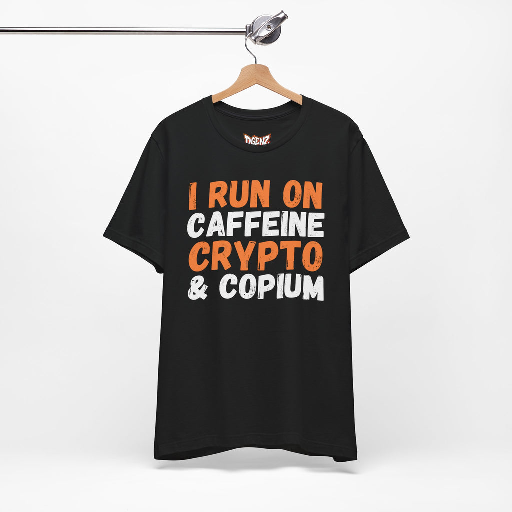 Caffeine crypto streetwear t-shirt
