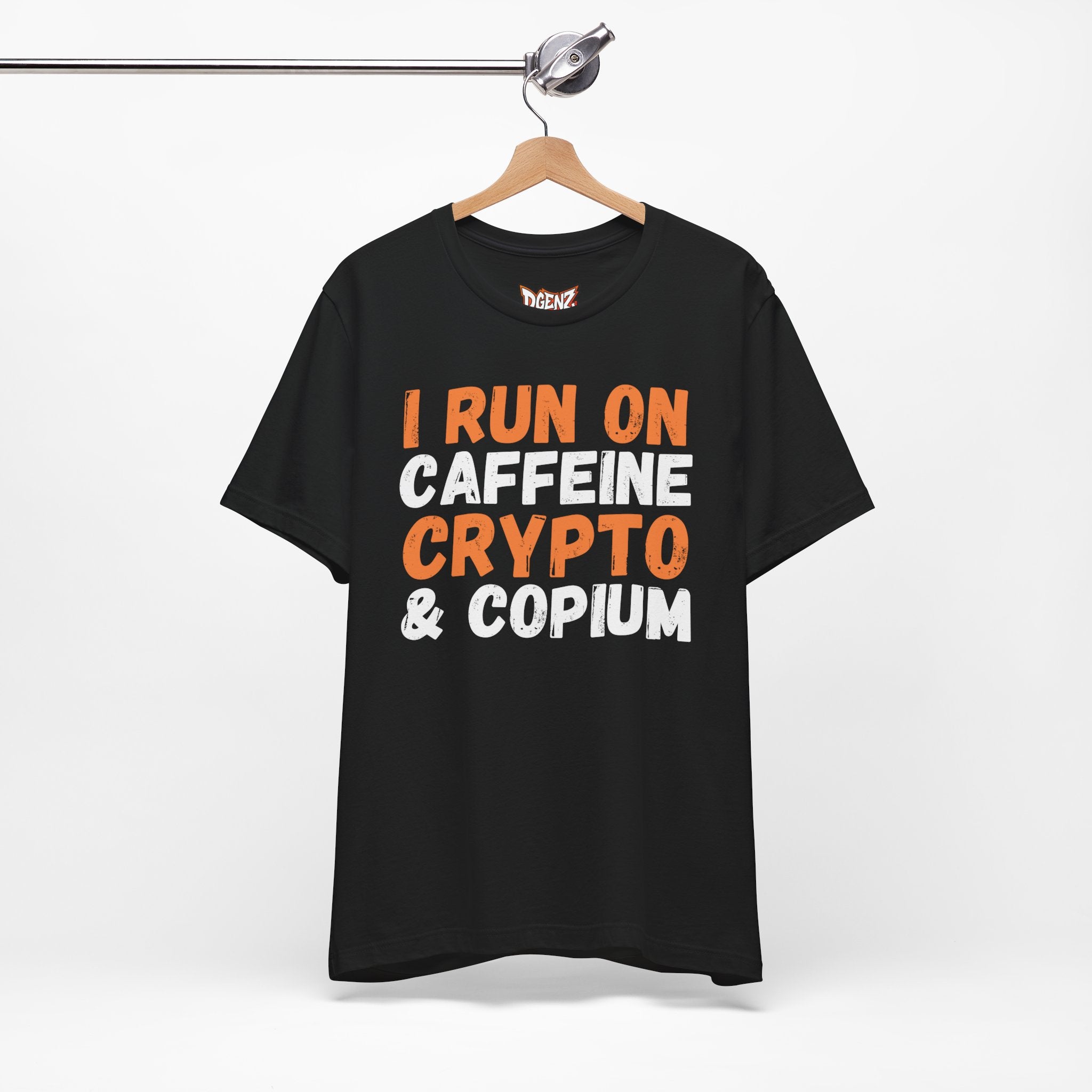 Caffeine crypto streetwear t-shirt