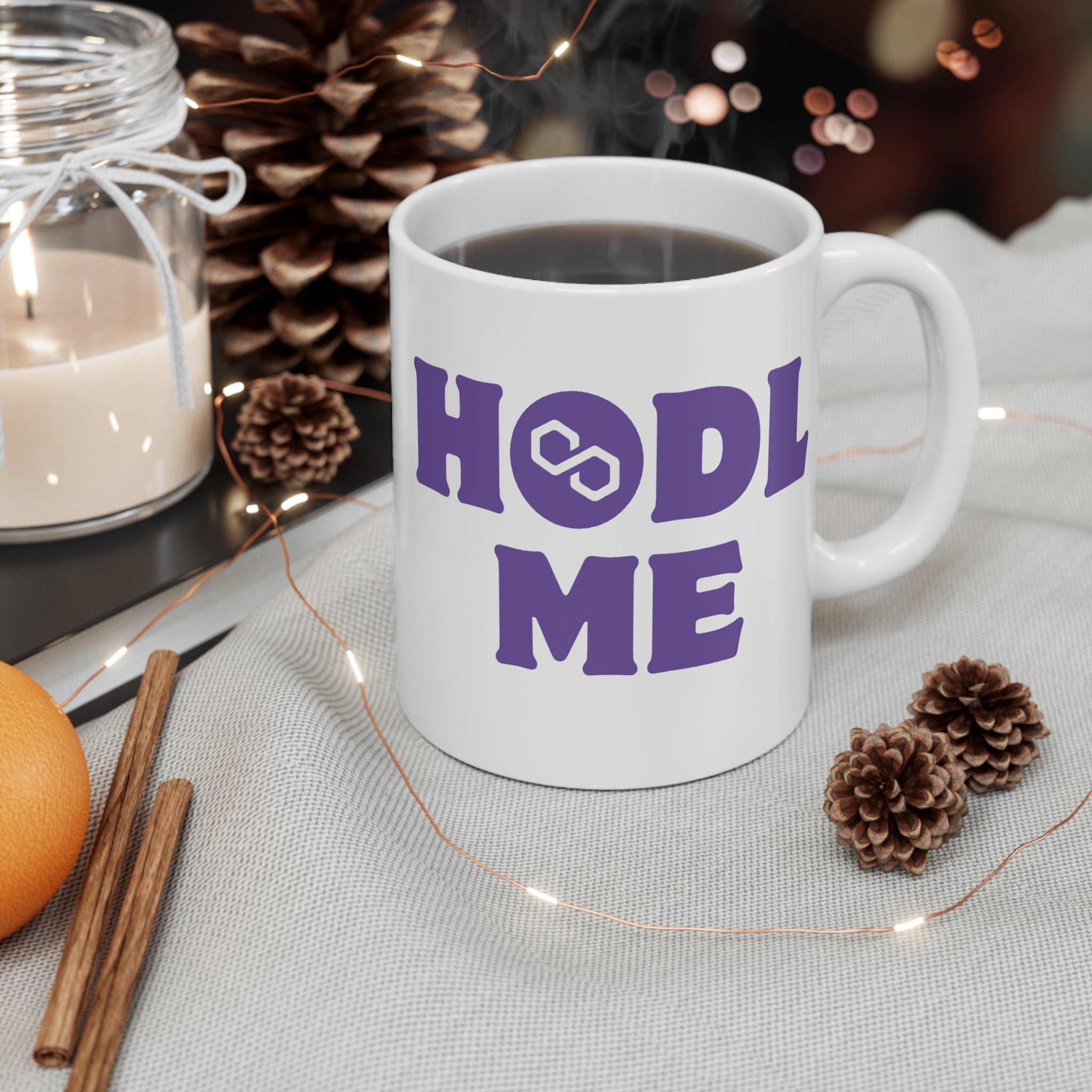 HODL ME Polygon Coffee Mug