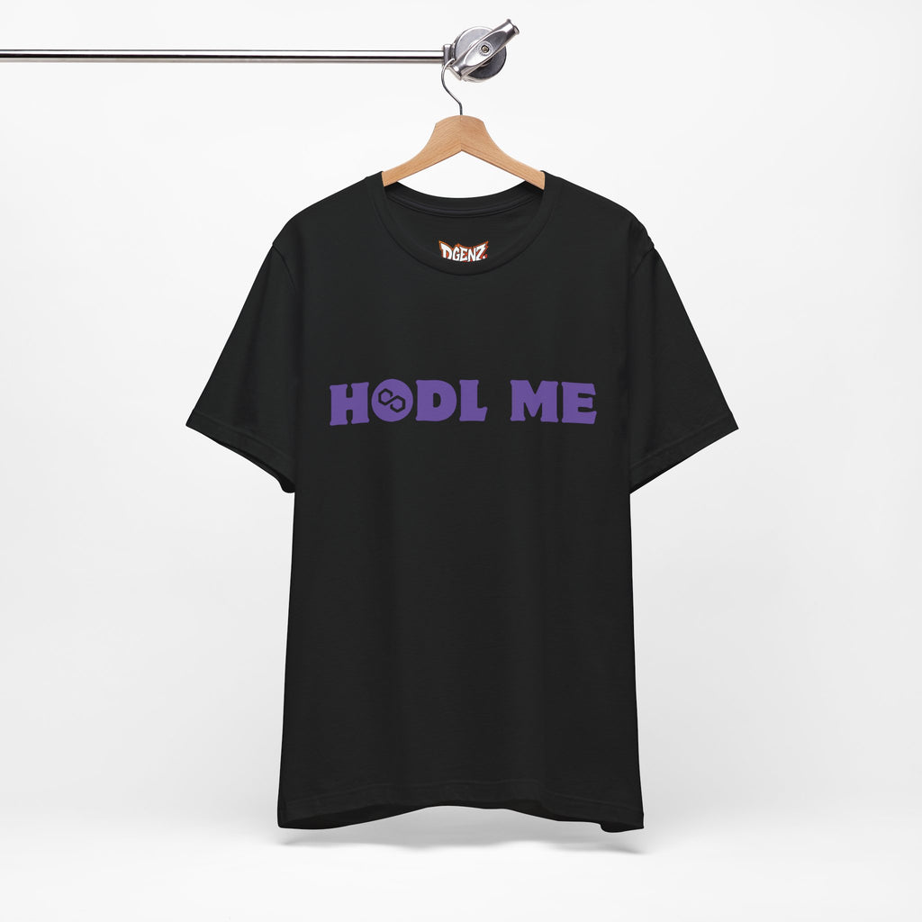 HODL ME Polygon Crypto T-Shirt Black