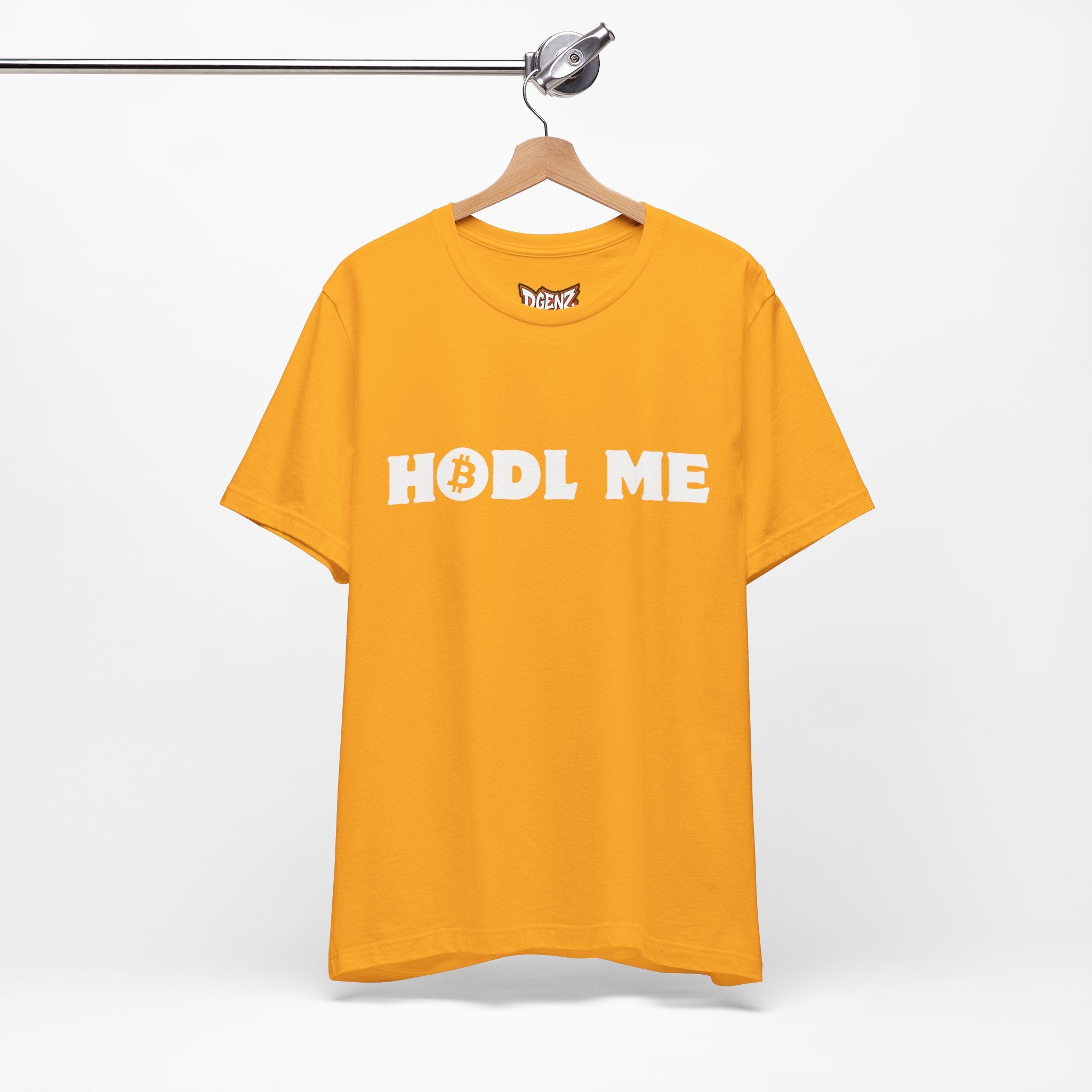 HODL ME Bitcoin T-Shirt Gold