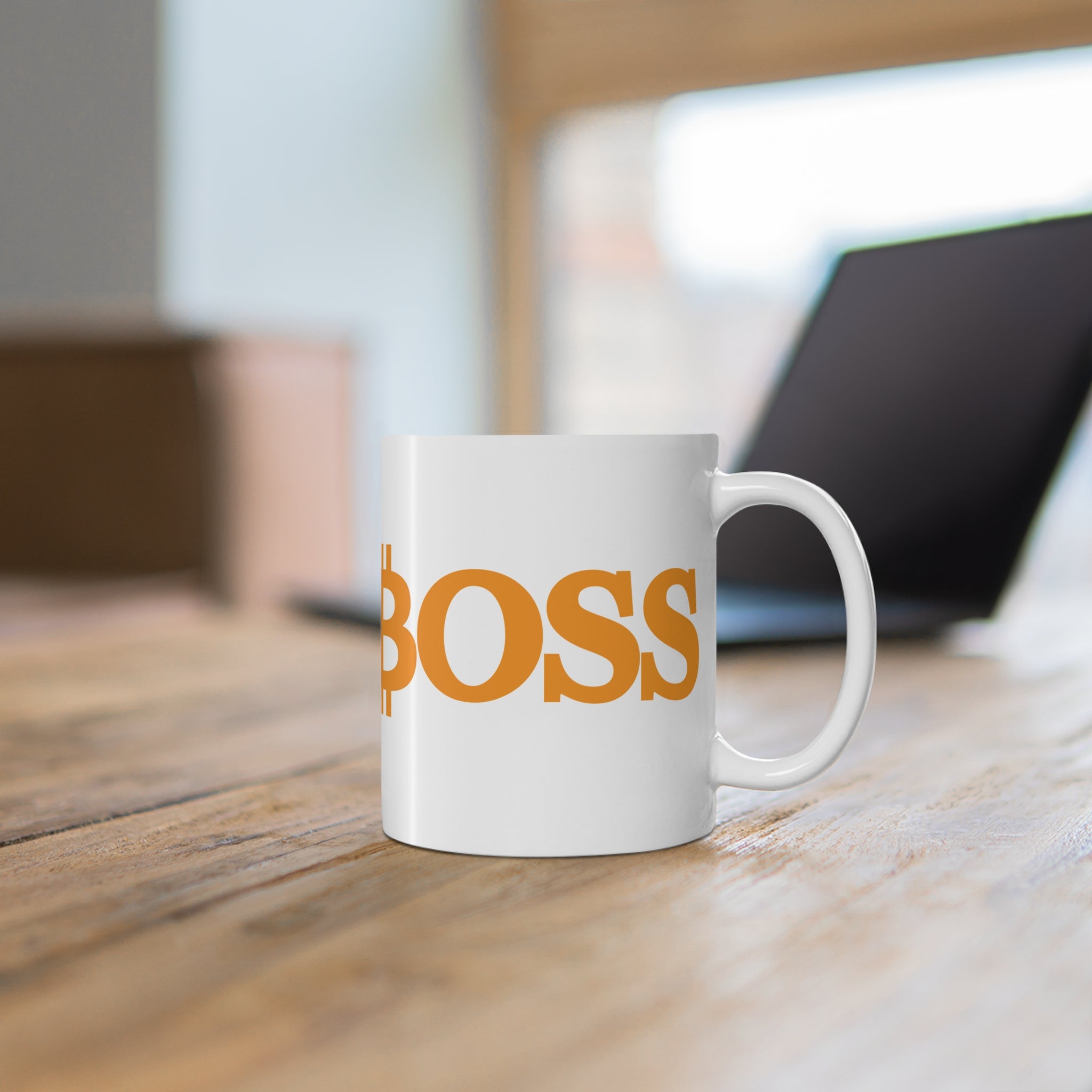 Bitcoin Boss Mug close-up