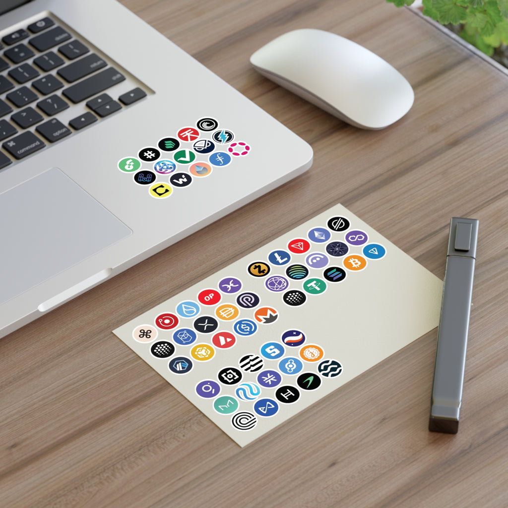 Crypto Coin Sticker Pack