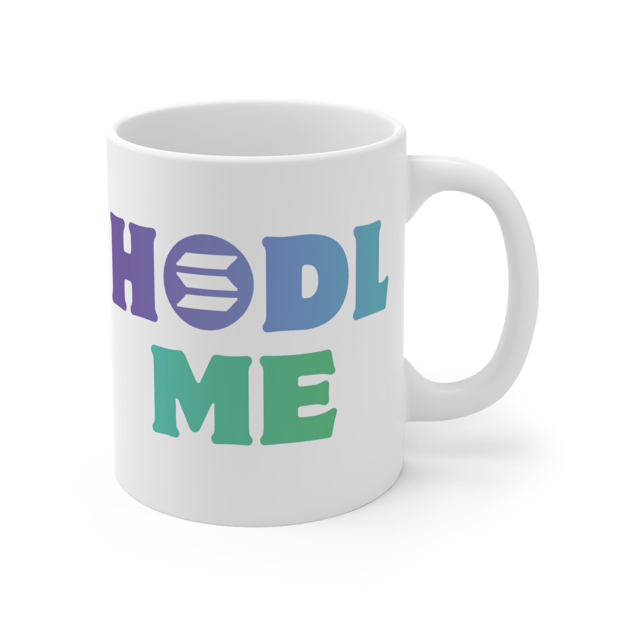 HODL ME Solana Crypto Mug Design