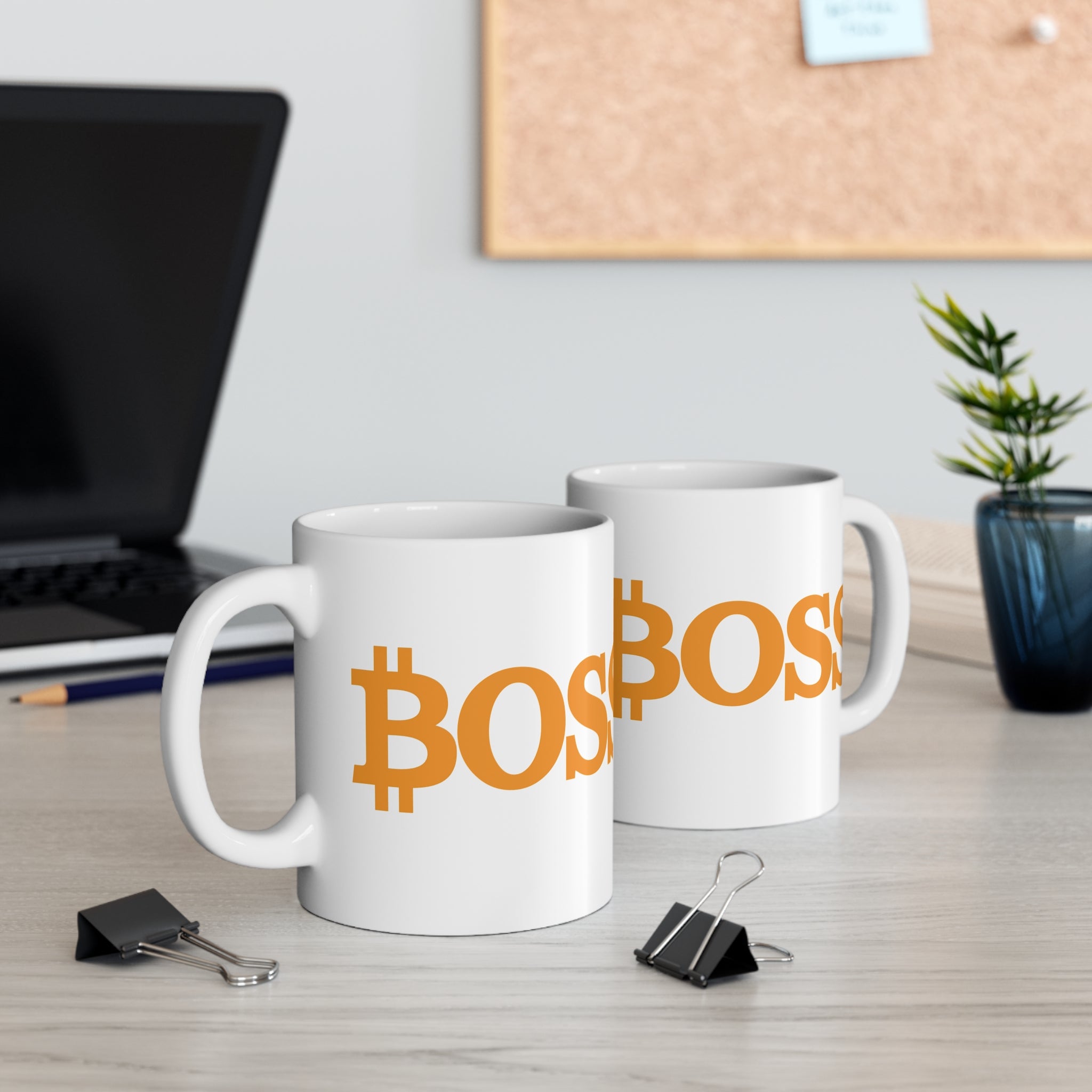 Bitcoin Boss Ceramic Mug