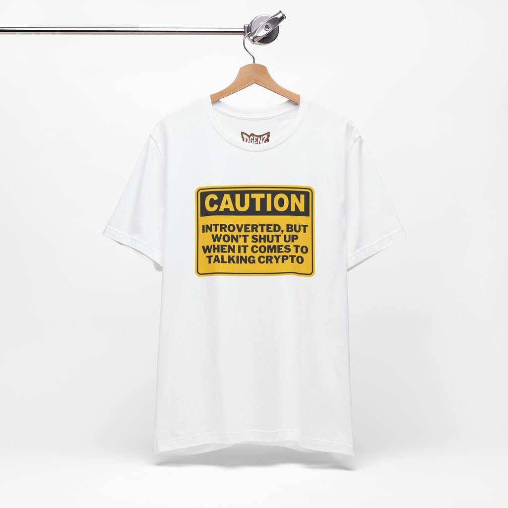 Crypto meme t-shirt for introverted traders