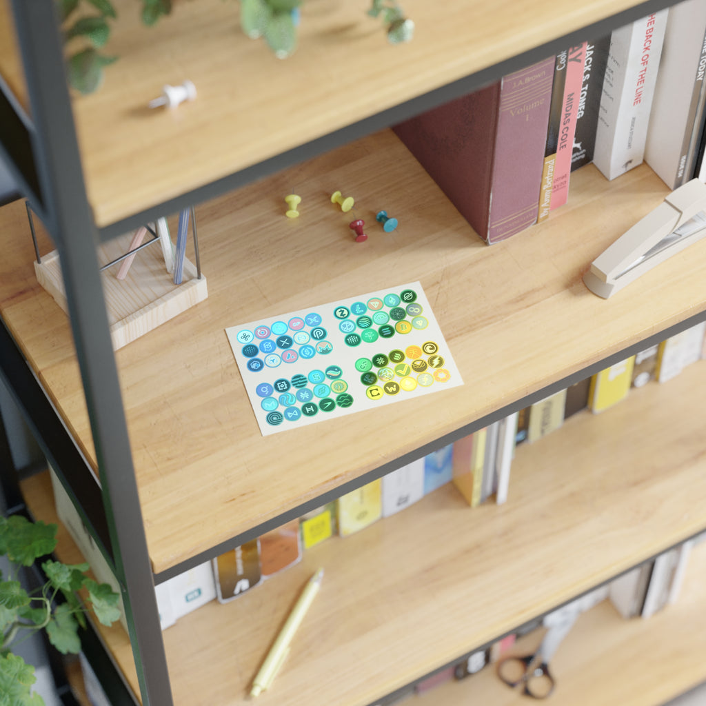 holographic crypto sticker collection