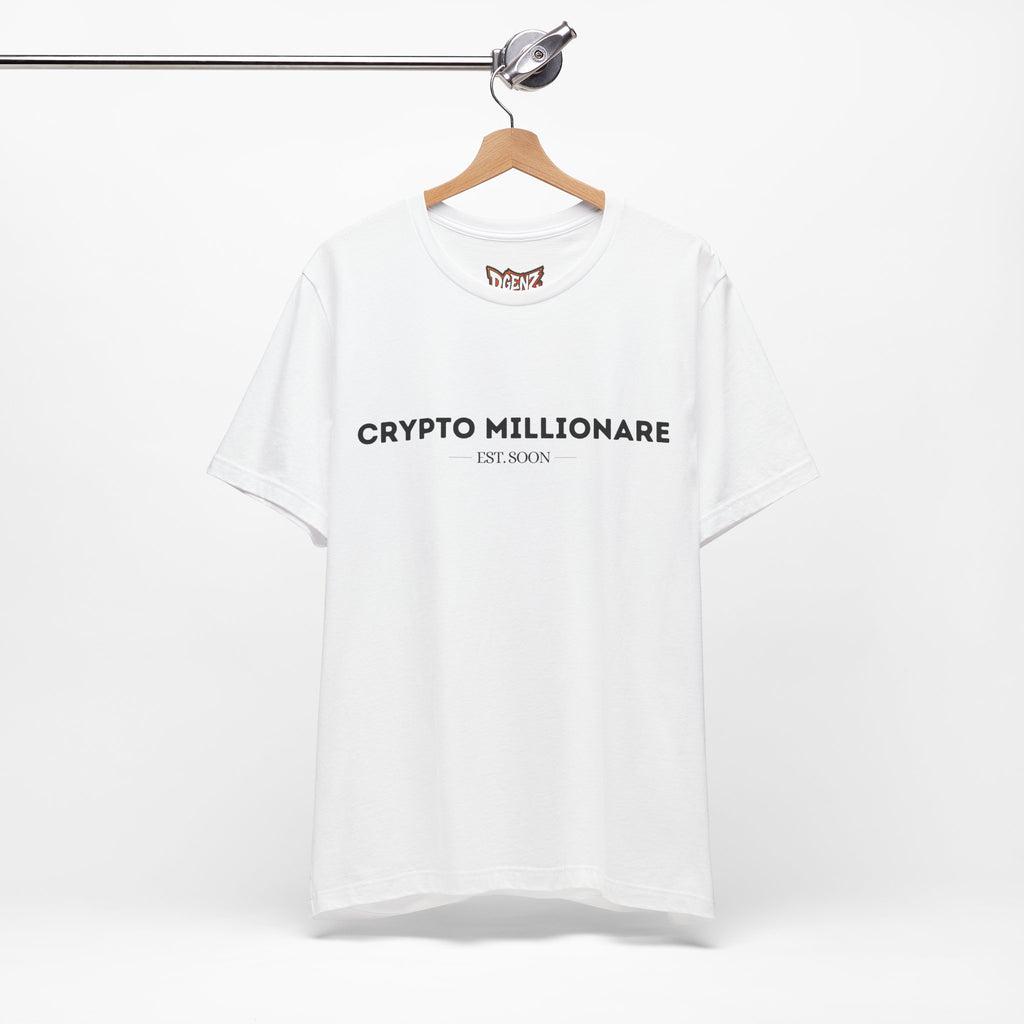 Crypto Millionaire streetwear t-shirt white