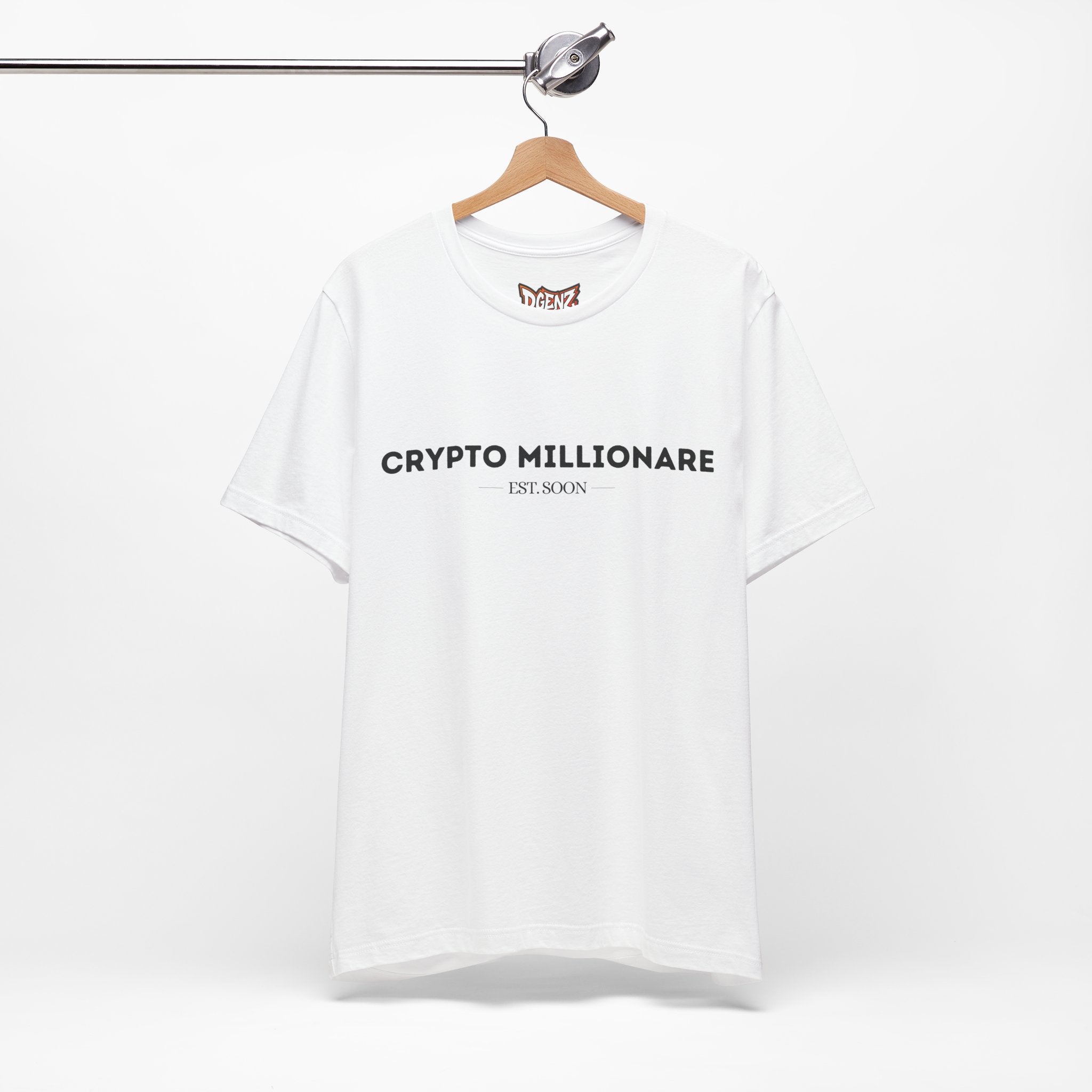 Crypto Millionaire streetwear t-shirt white