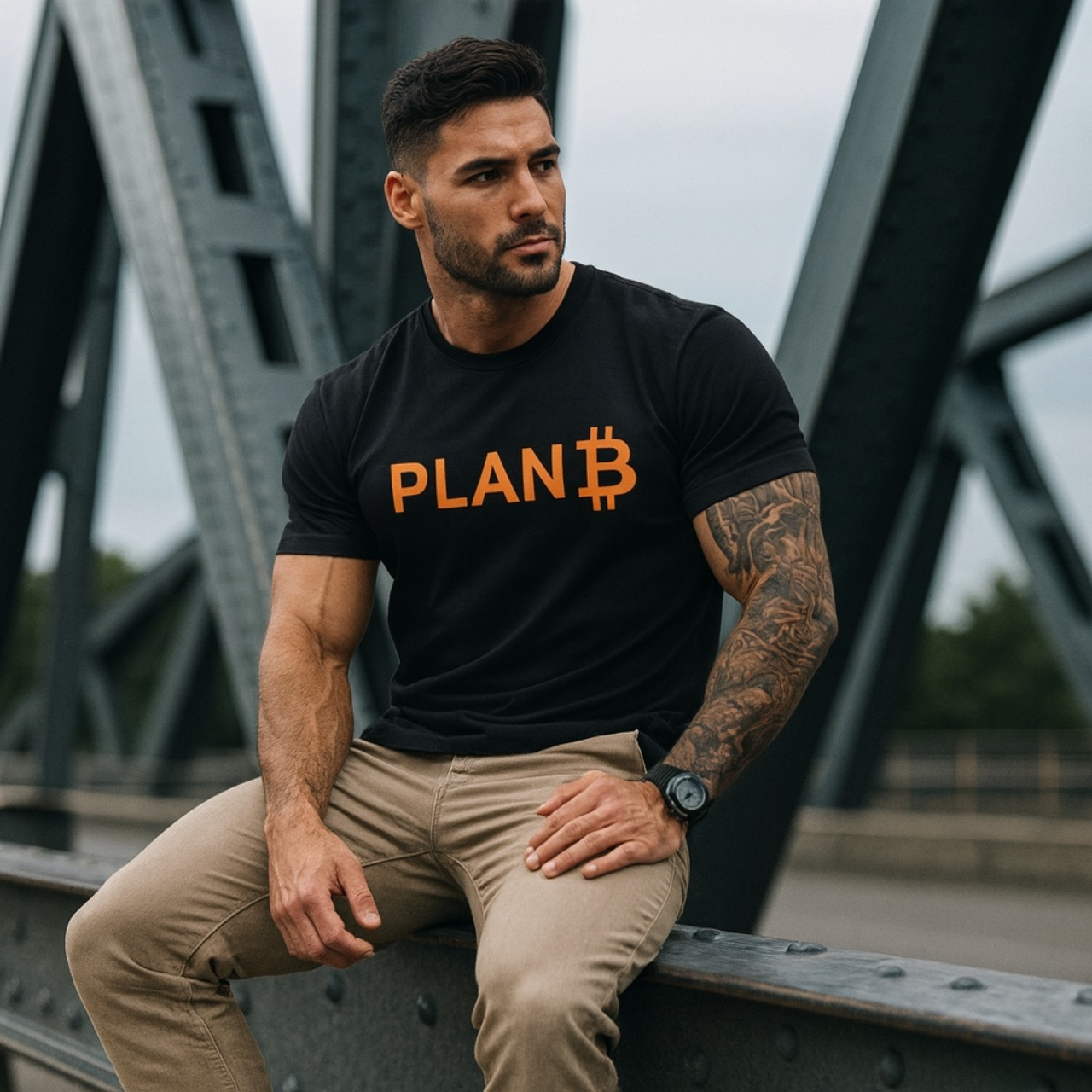Plan B bitcoin conviction t-shirt