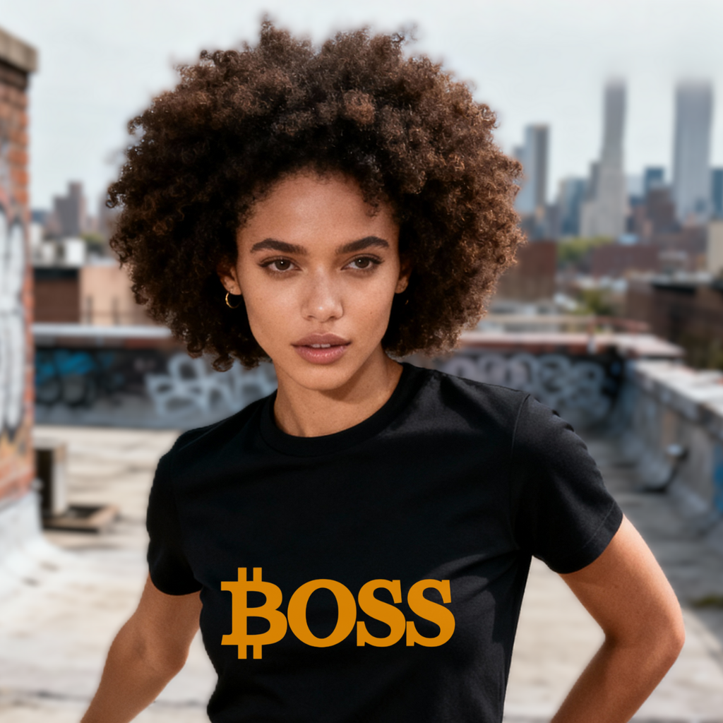 Bitcoin Boss crypto leader t-shirt