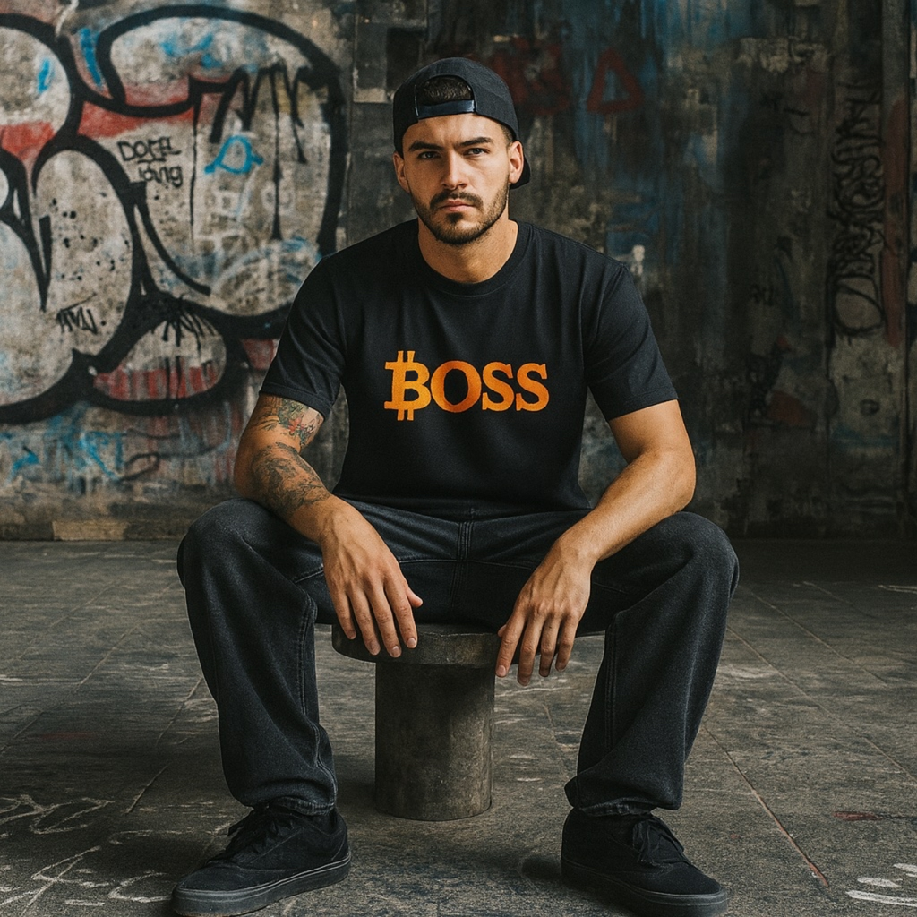 Bitcoin Boss t-shirt for crypto traders