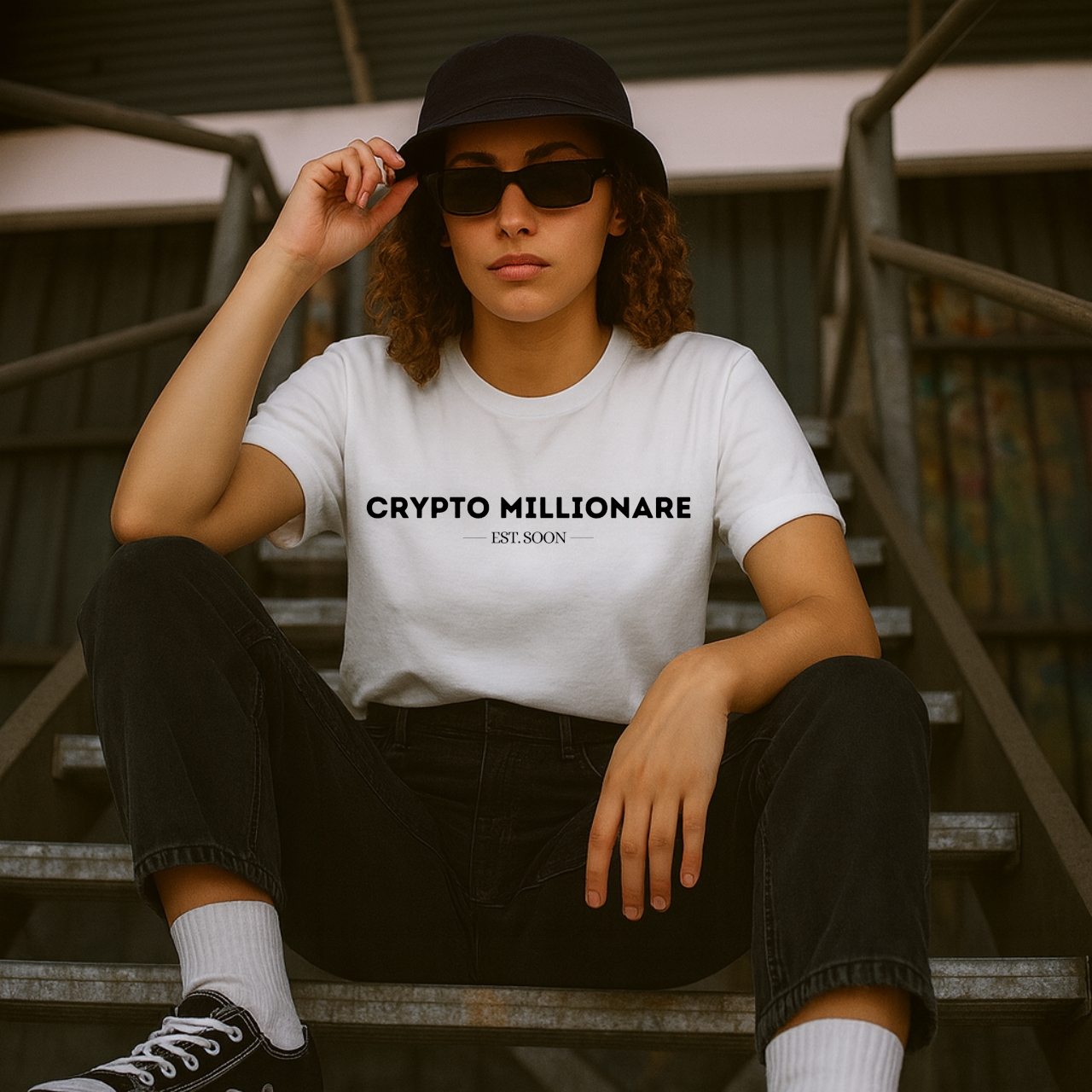 Crypto Millionaire trading mindset t-shirt