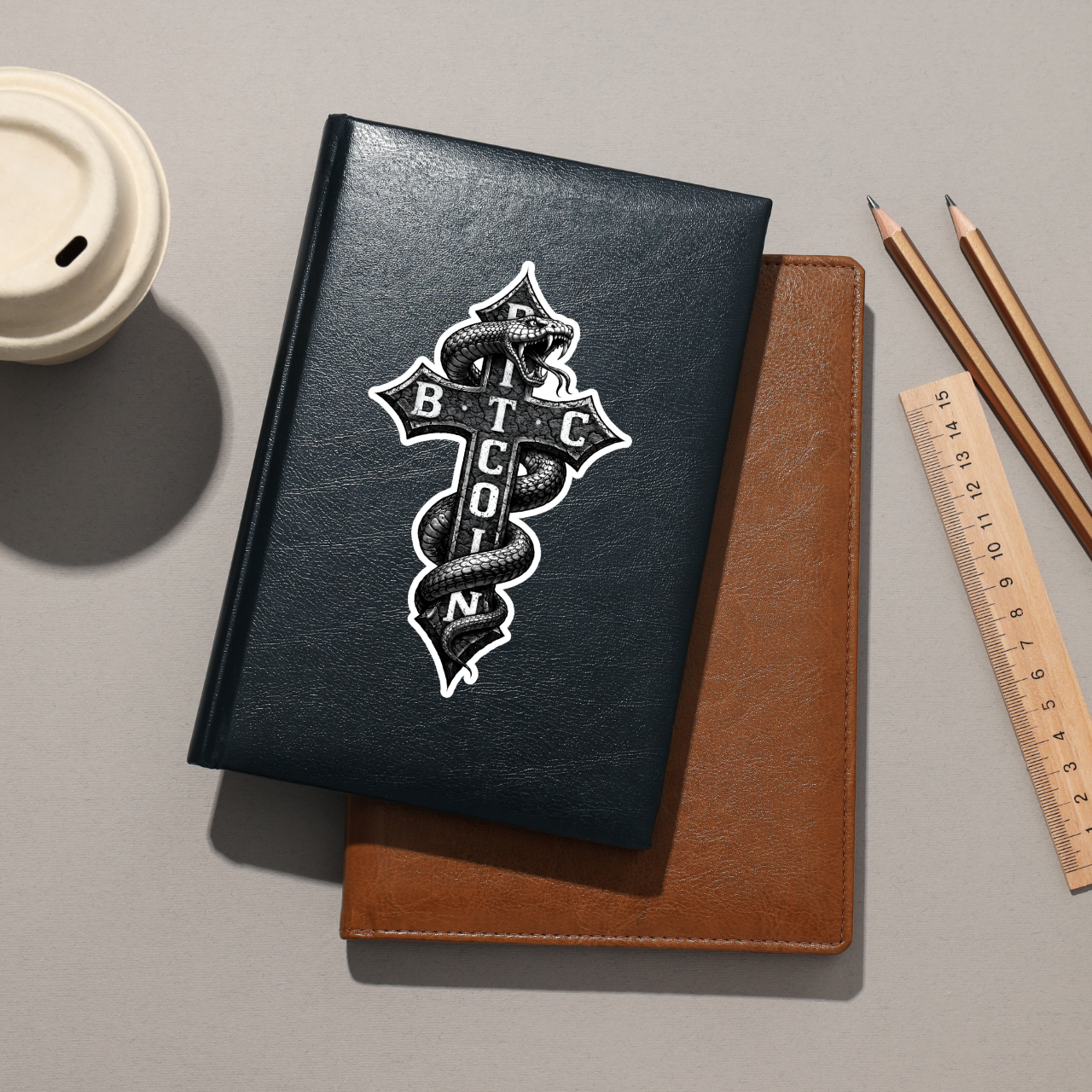 Bitcoin Serpent crypto sticker