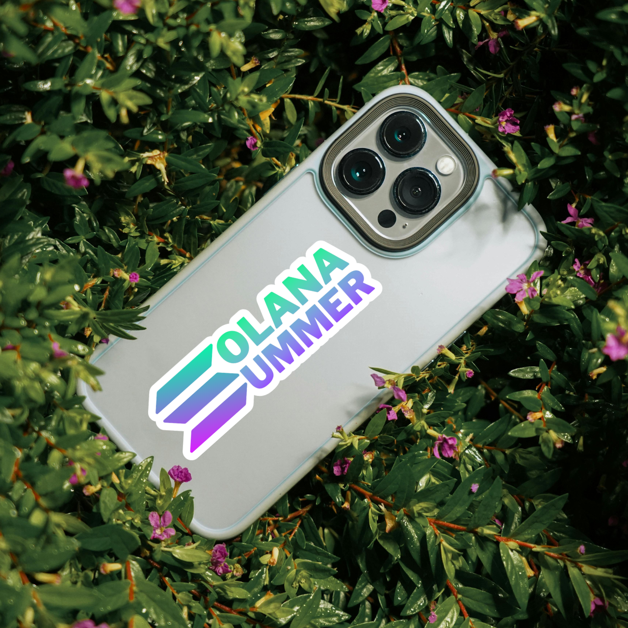 Solana Summer Crypto Sticker