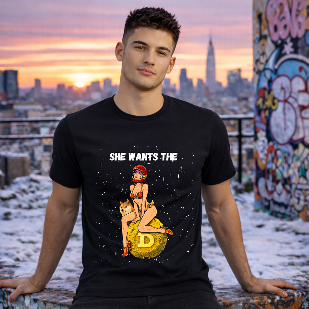 Funny Dogecoin $DOGE crypto meme t-shirt for Doge holders
