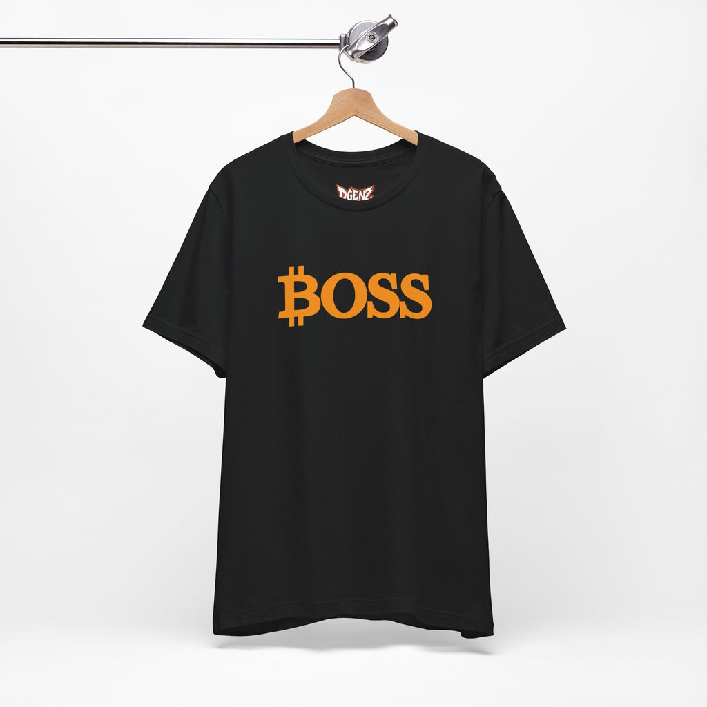 Bitcoin Boss meme t-shirt design