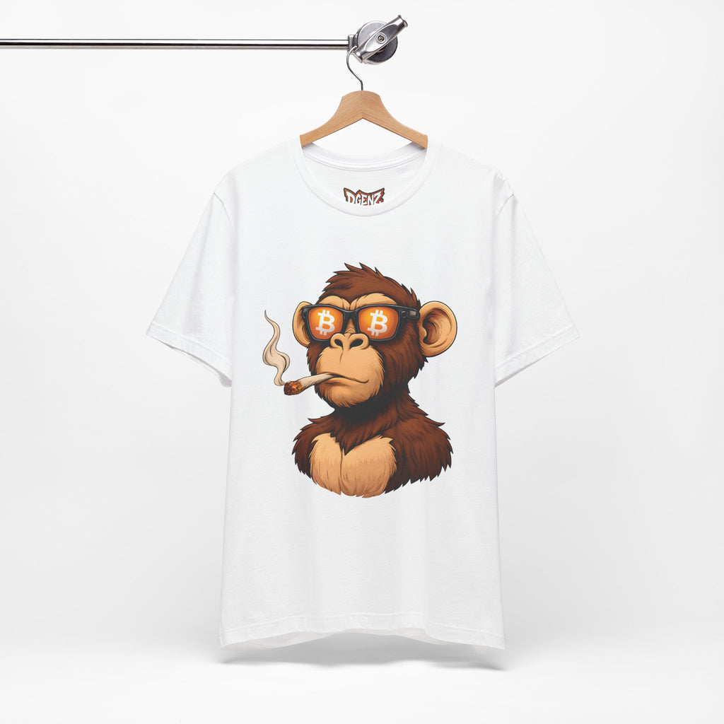 Degen Bitcoin Ape T-Shirt Design
