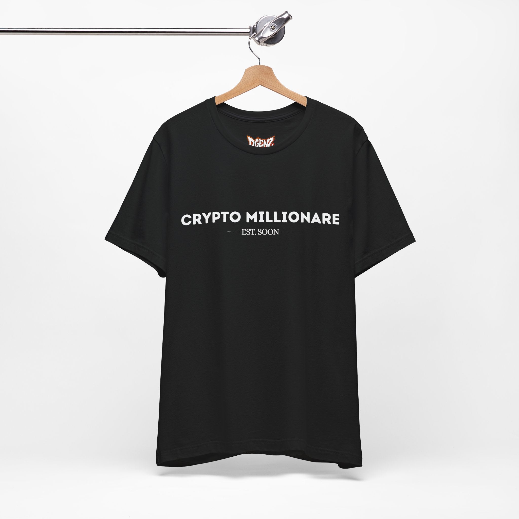 Crypto Millionaire streetwear t-shirt black