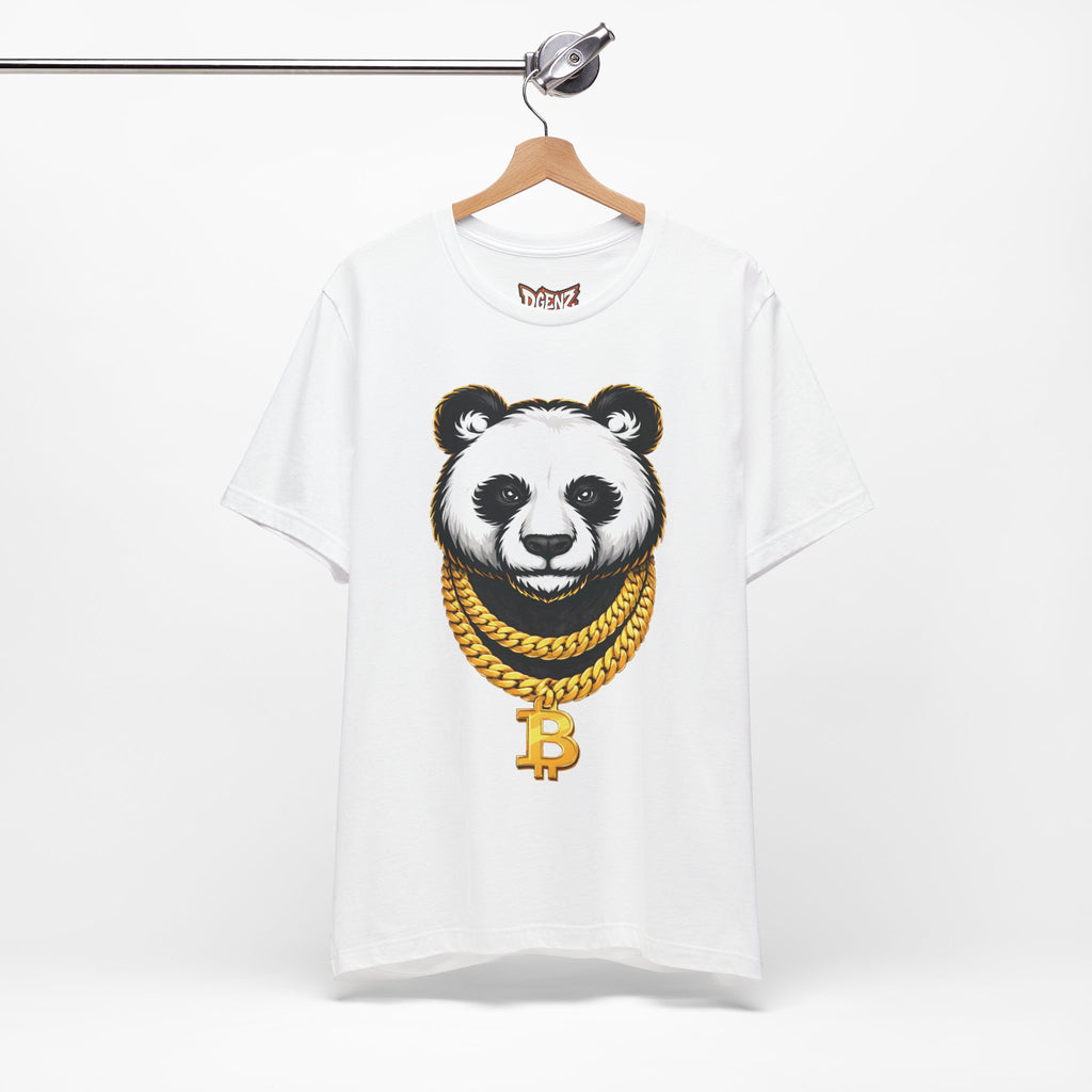 Bitcoin Panda graphic tee for BTC investors and traders