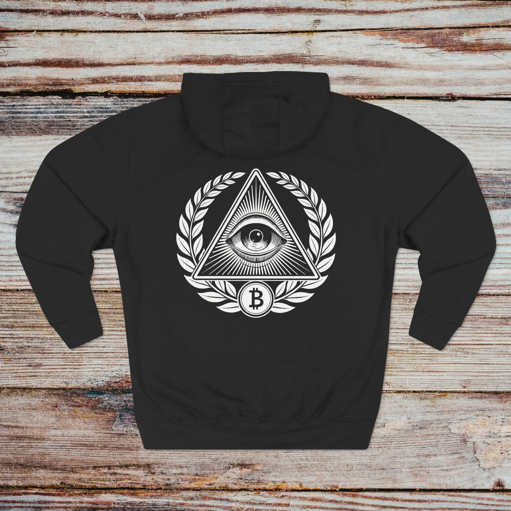 In Bitcoin We Trust hoodie in black – back view