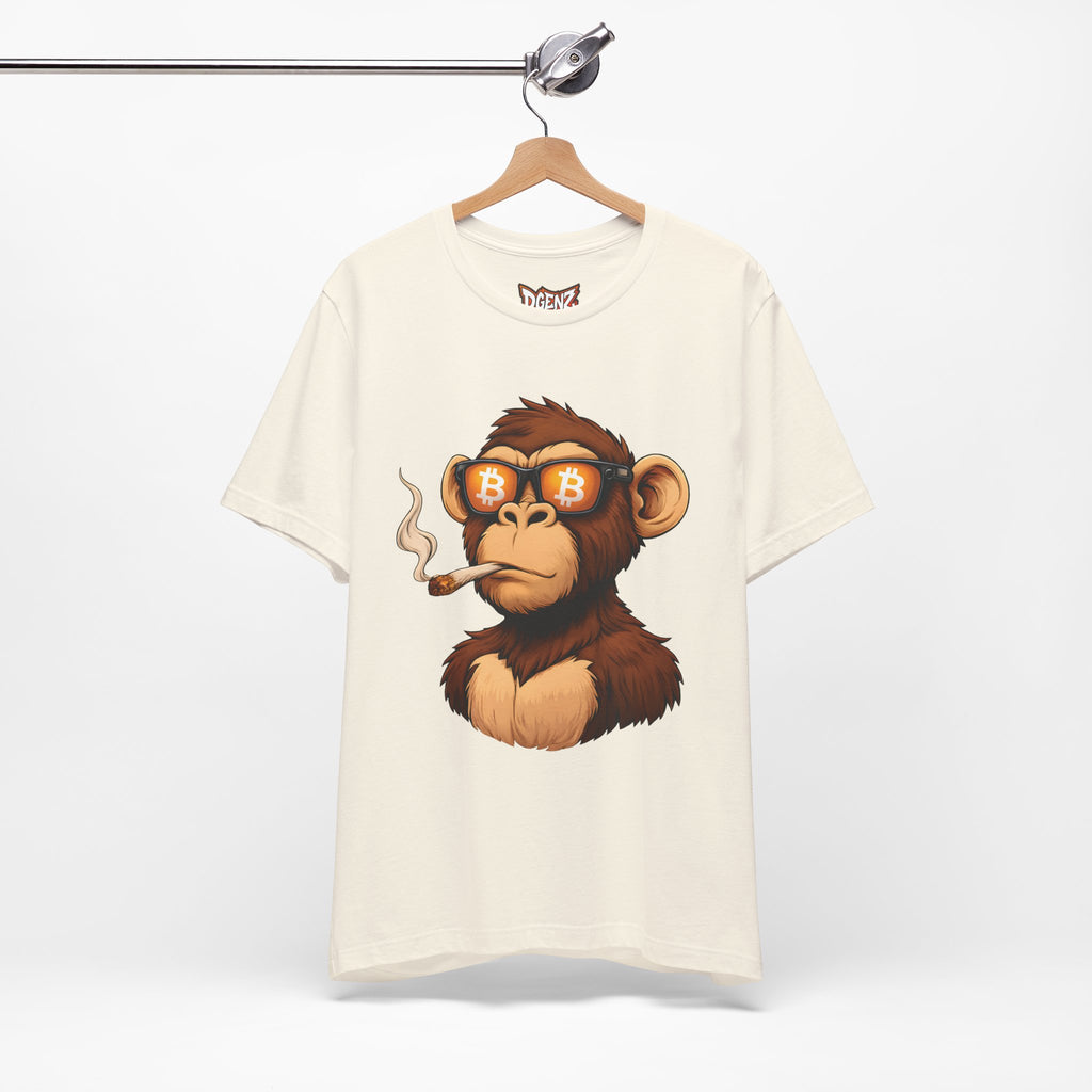 Bitcoin Ape streetwear tee designed for crypto traders and holders
