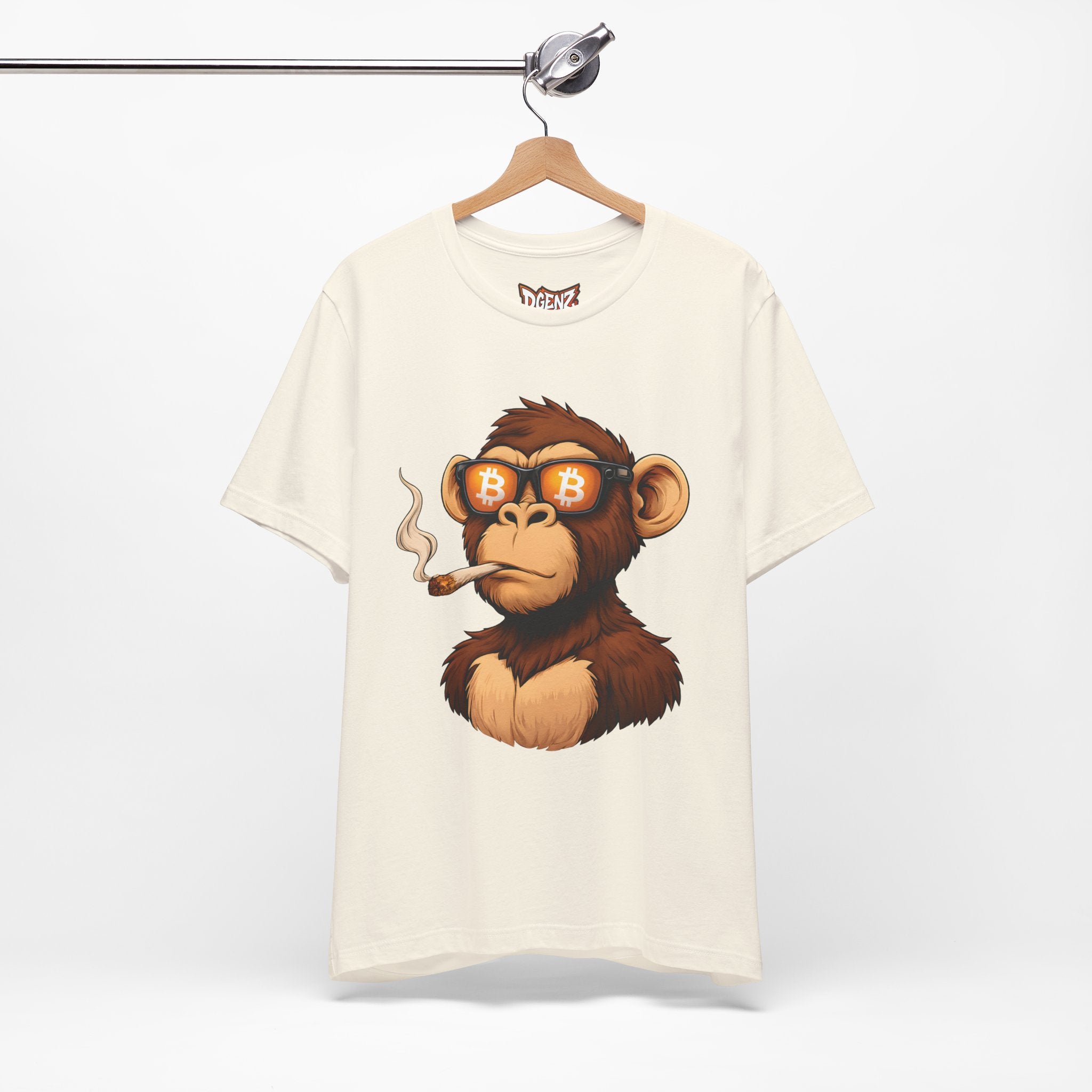 Bitcoin Ape streetwear tee designed for crypto traders and holders