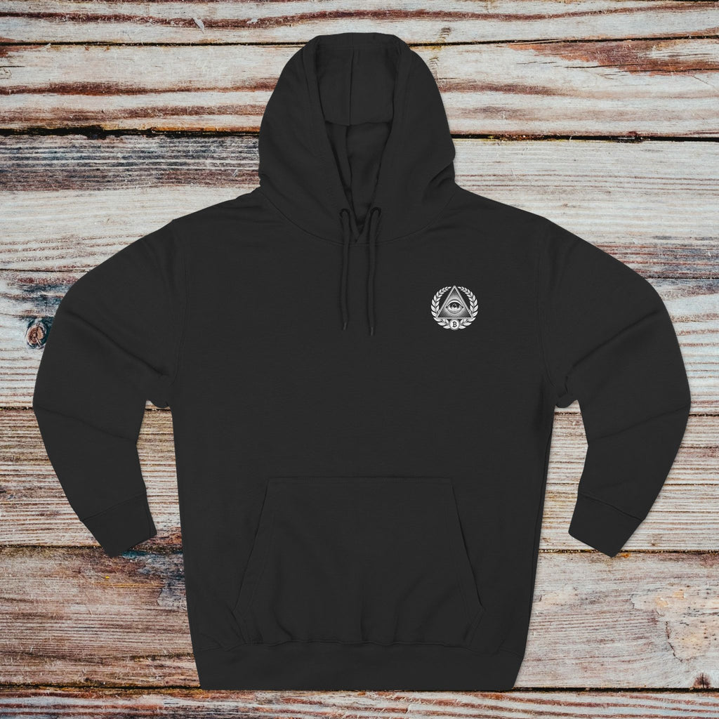 In Bitcoin We Trust hoodie in black – front view
