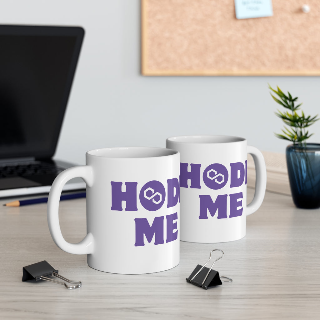 HODL ME Polygon Crypto Mug