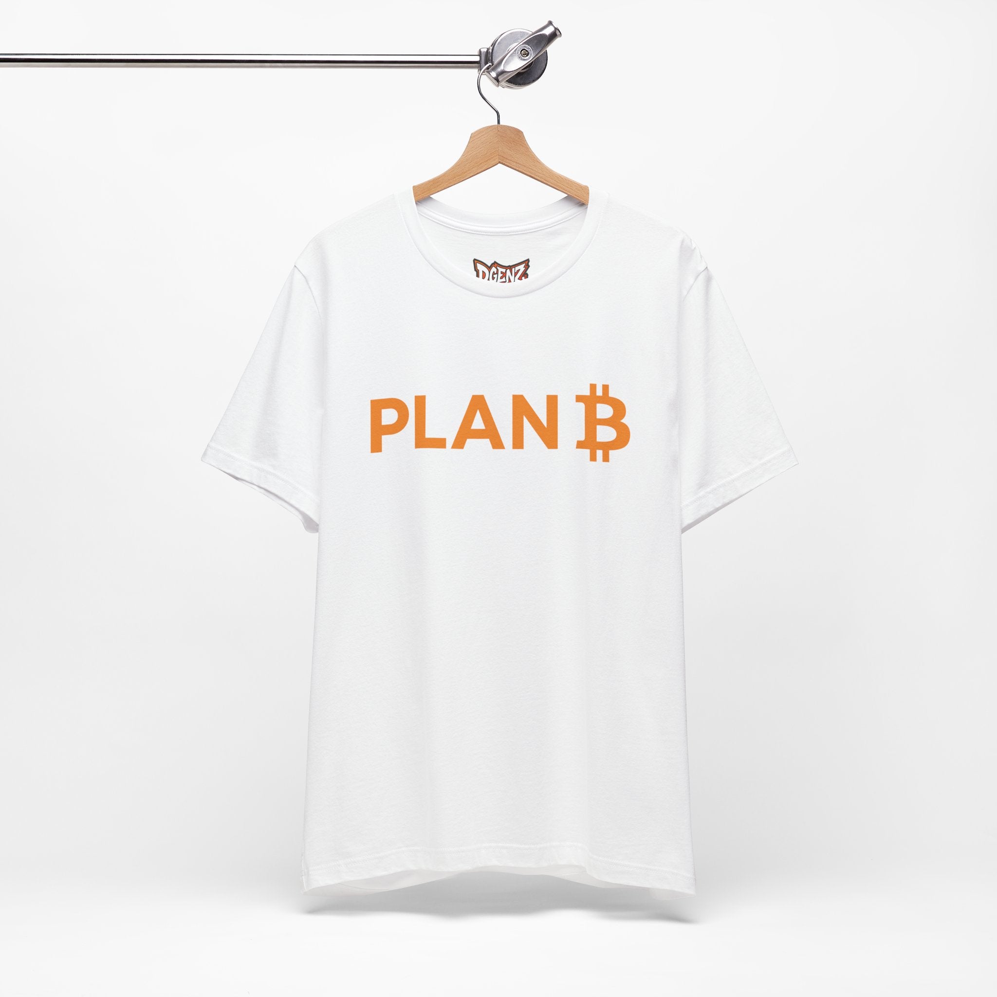 Plan B bitcoin tee mockup