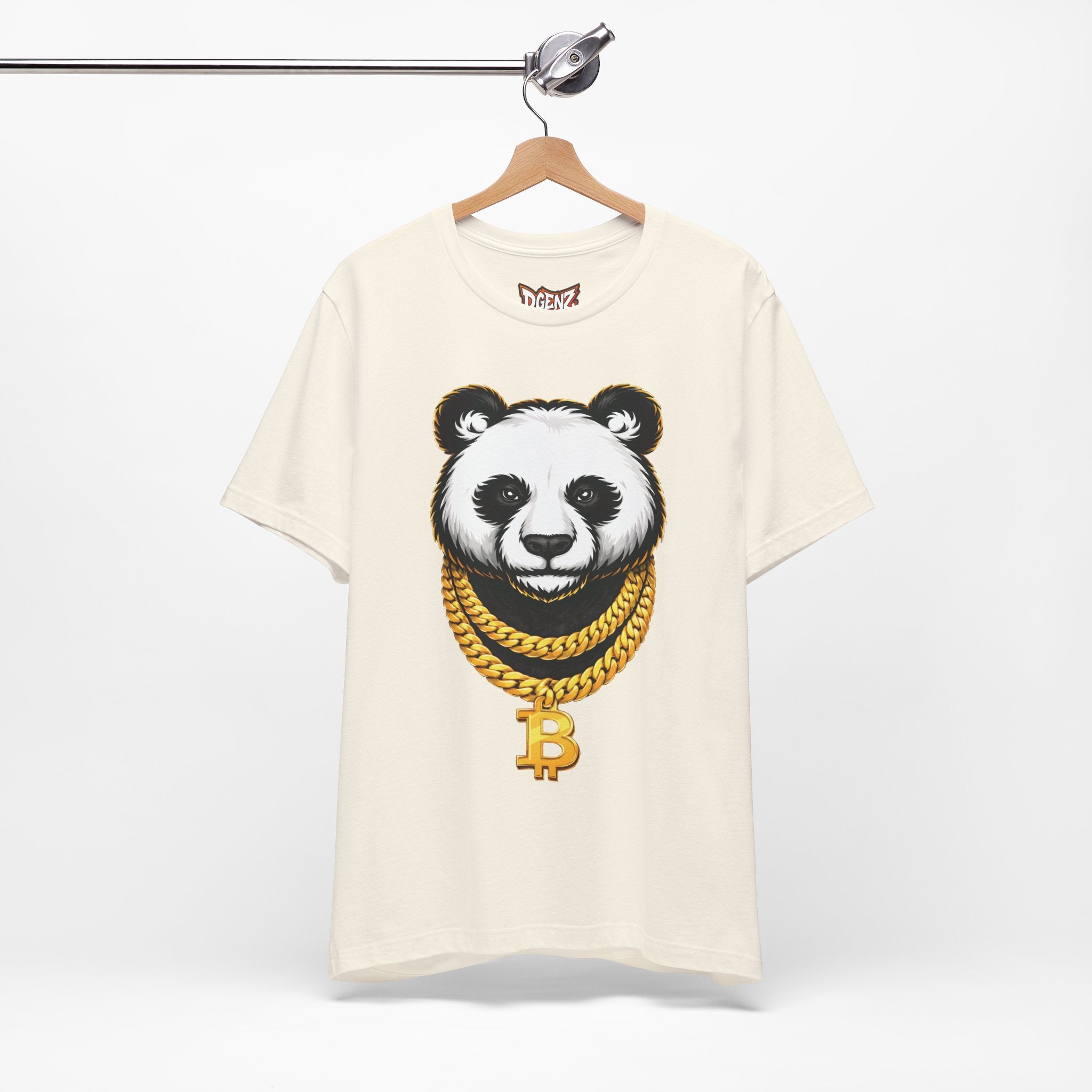 Bitcoin Panda streetwear tee inspired by long-term holders