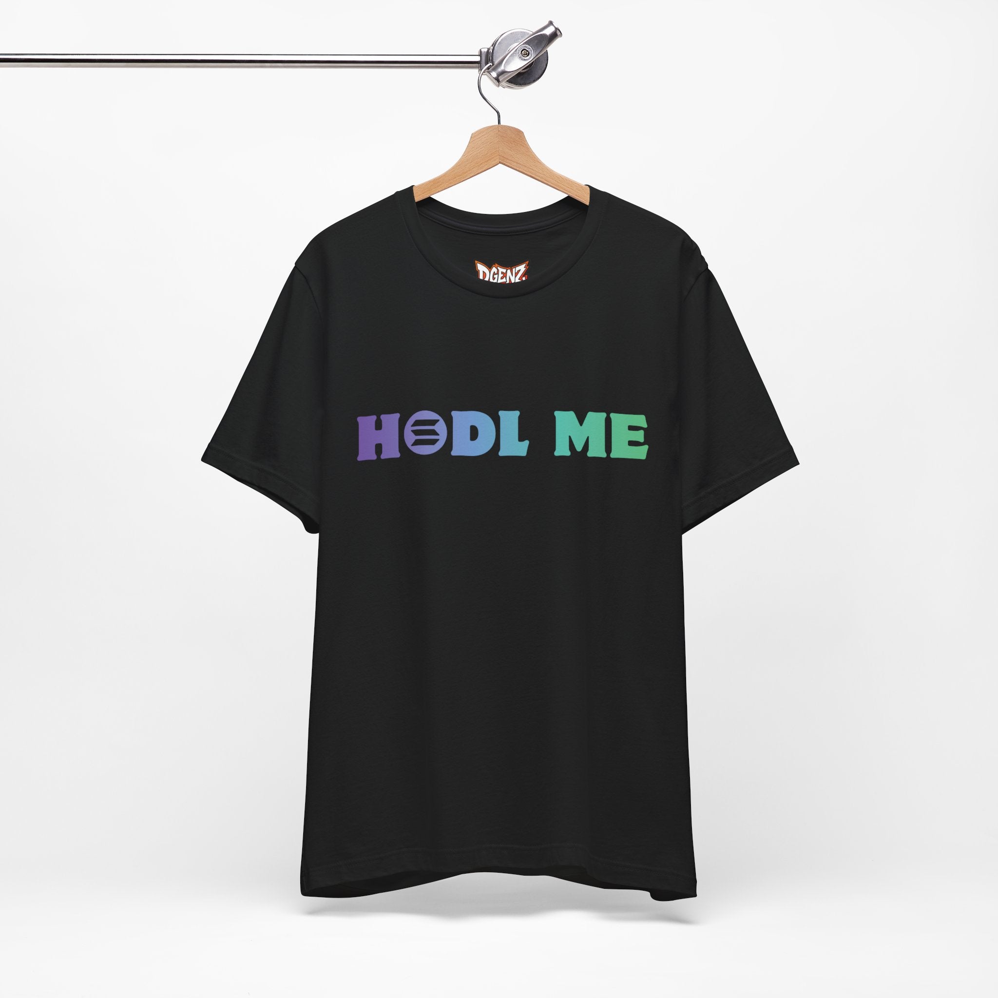 HODL ME Solana Crypto T-Shirt Black