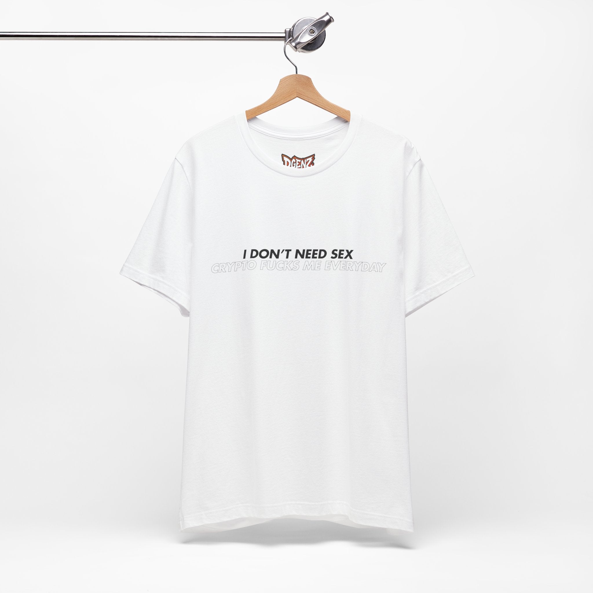 crypto fucks me everyday t-shirt design