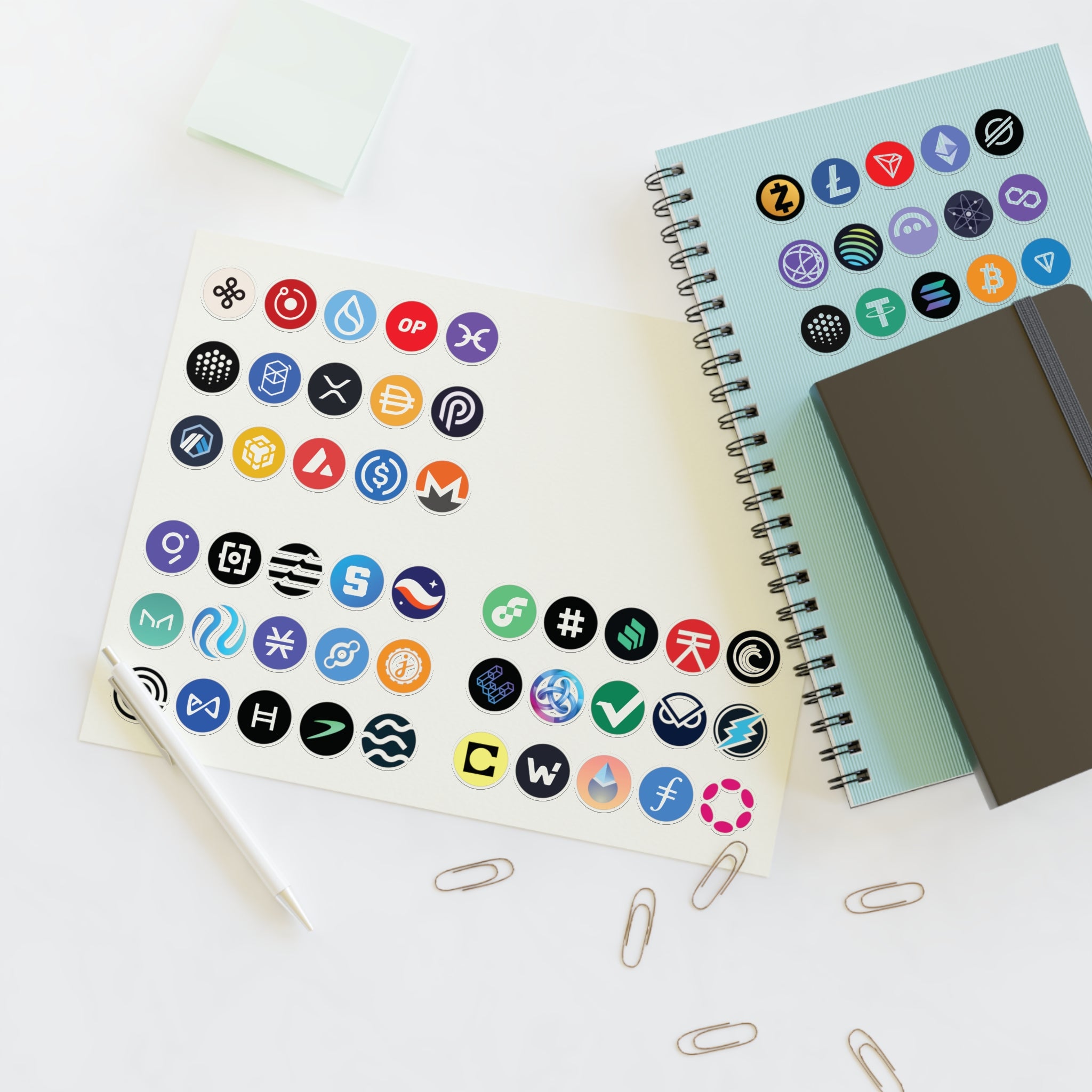 Crypto sticker pack design