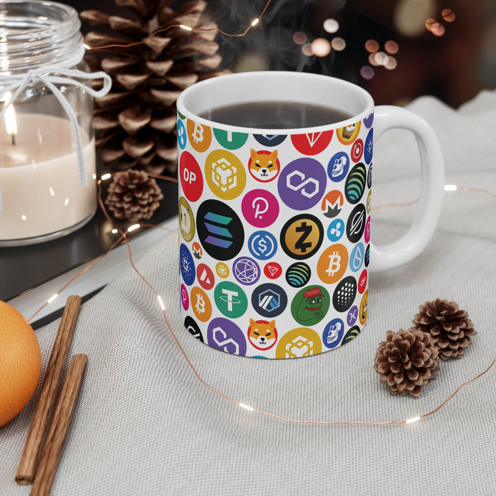 Crypto Icons Coffee Mug
